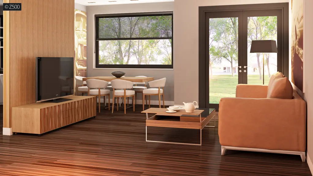 Zgrabny drewniany dom Z99 D - 6