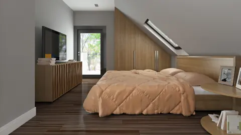 Zgrabny drewniany dom Z99 D - 9