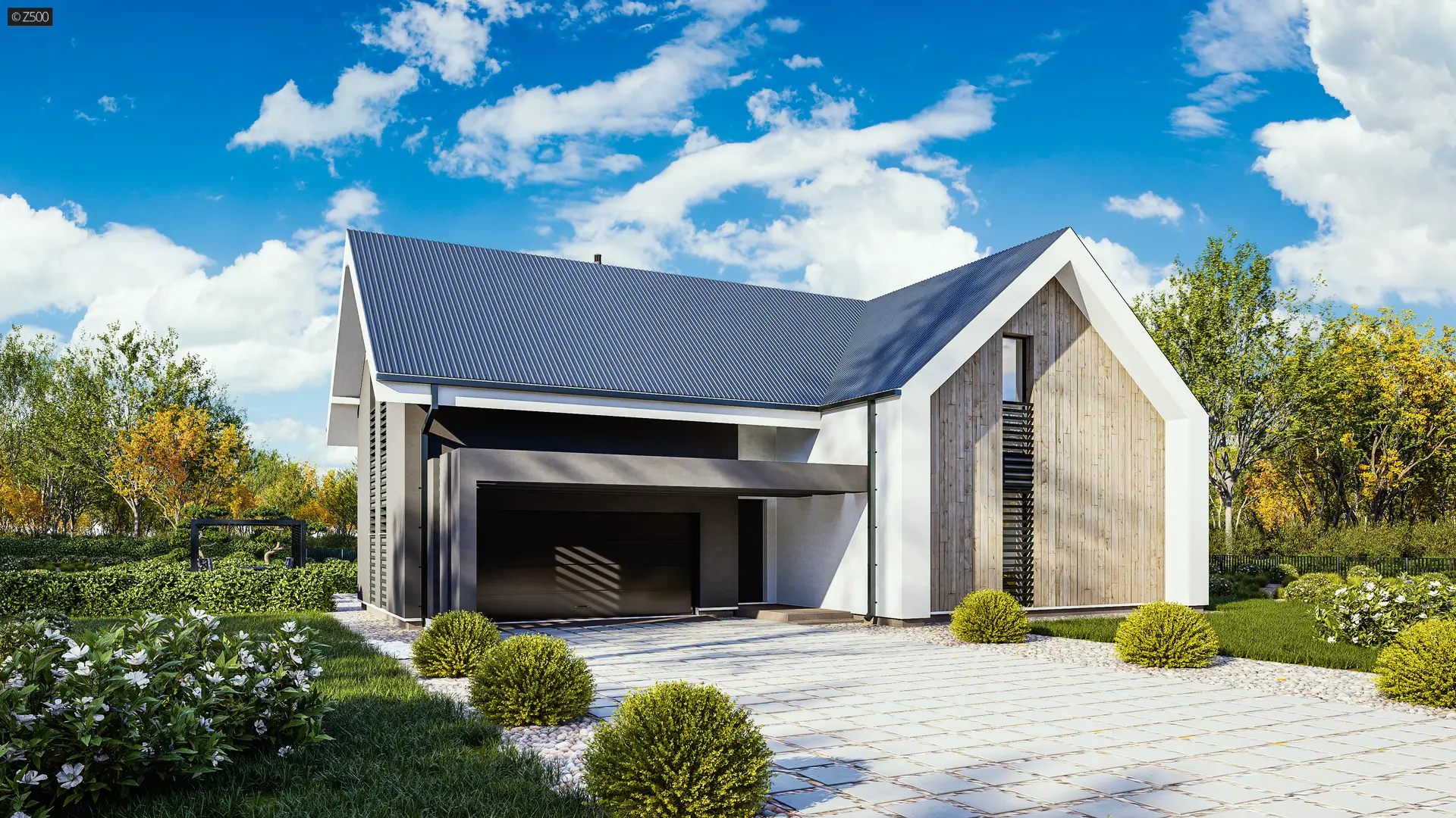 Dom z pustką nad salonem Z357 D - 2