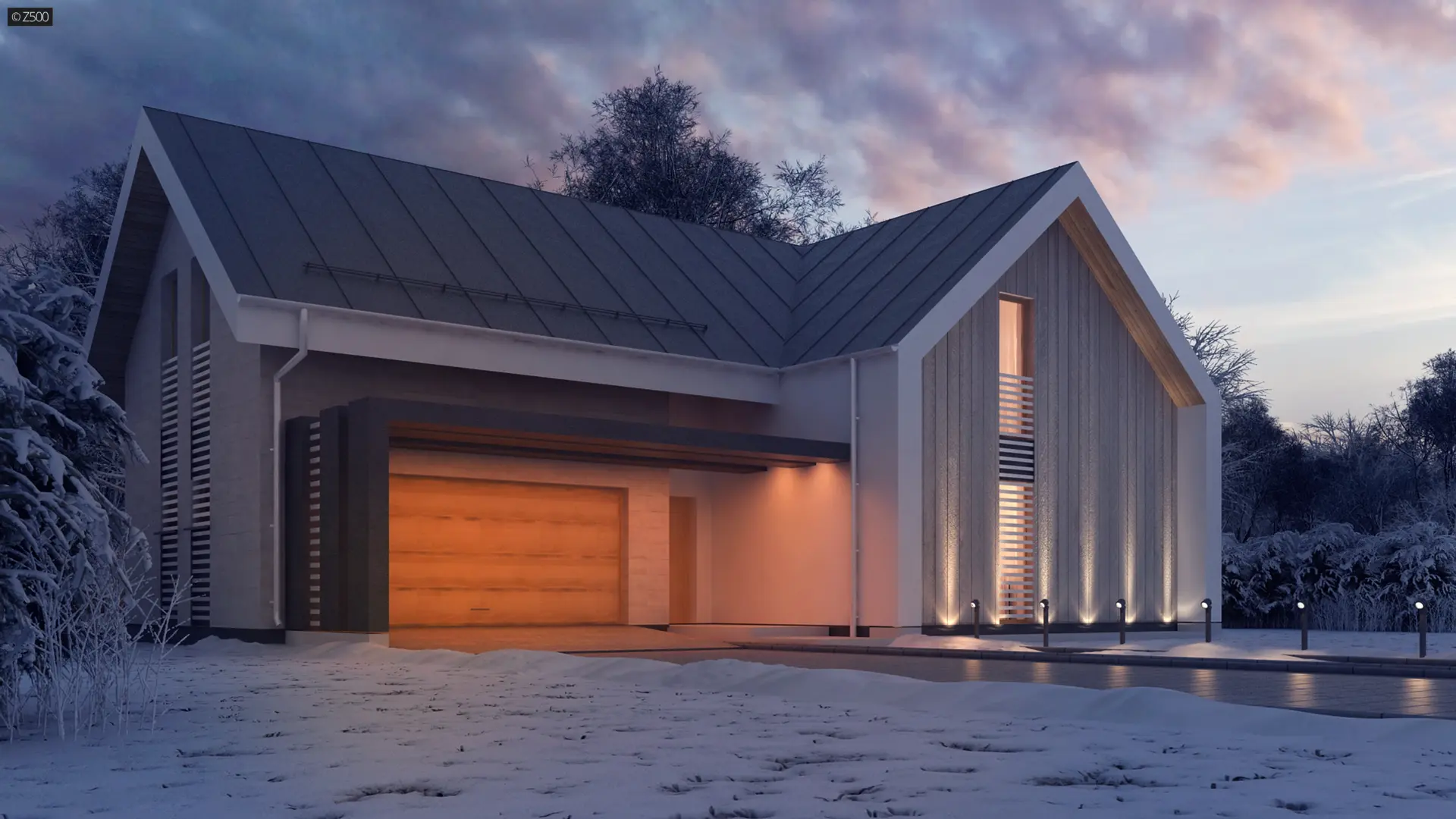 Dom z pustką nad salonem Z357 D - 3