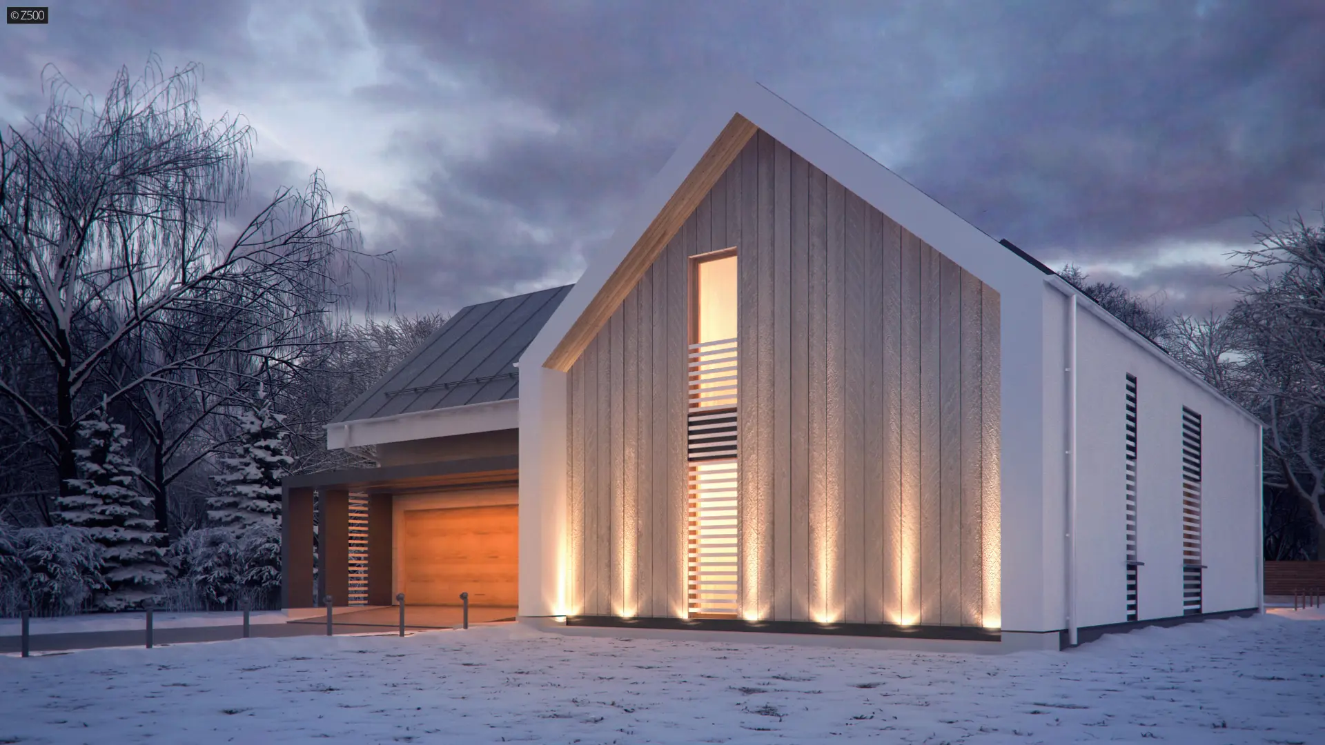 Dom z pustką nad salonem Z357 D - 4