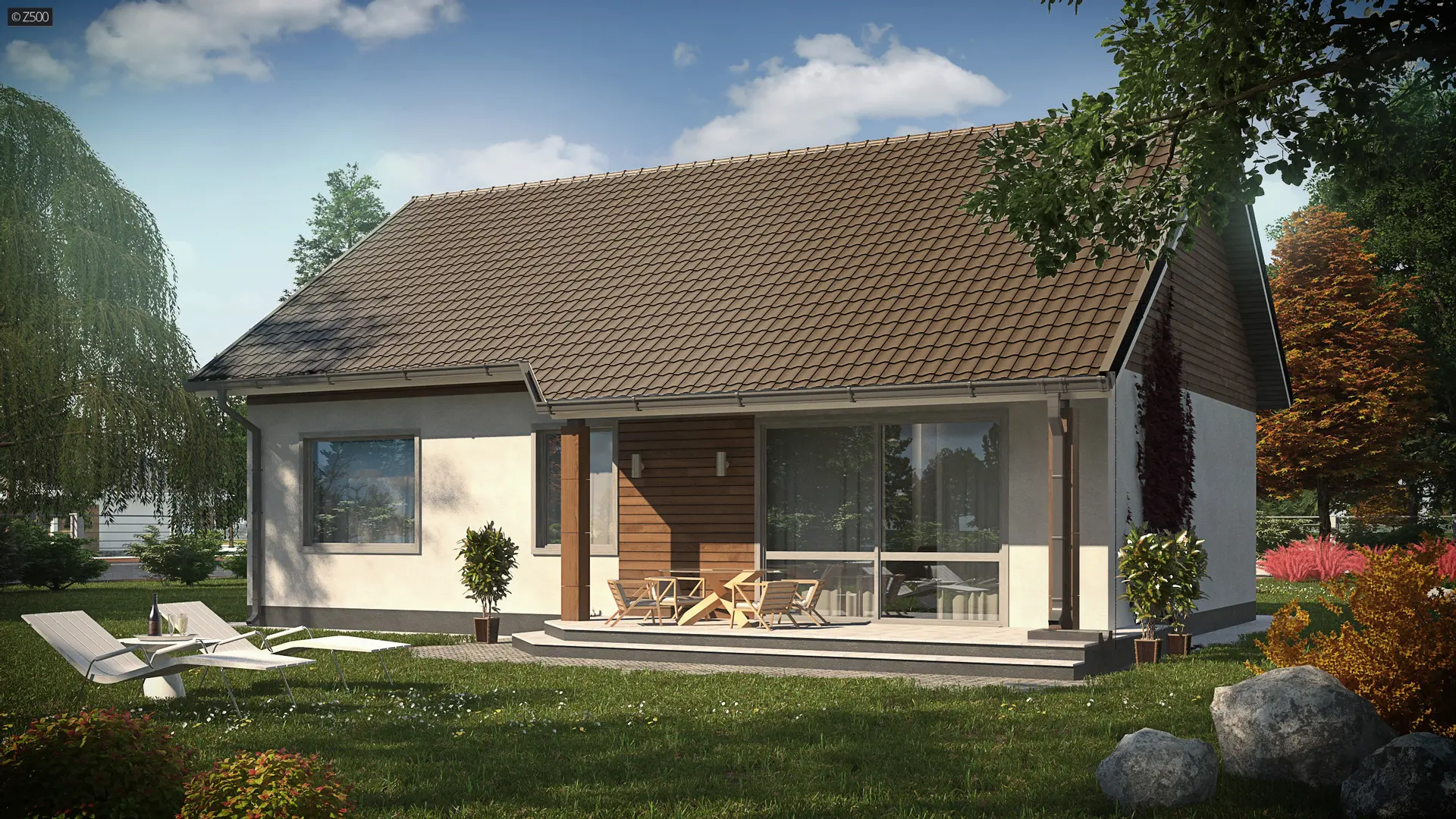 Funkcjonalny dom parterowy - 2