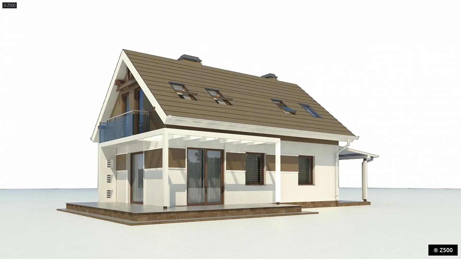 Piękny dom na małą działkę Z216 D+ - 1