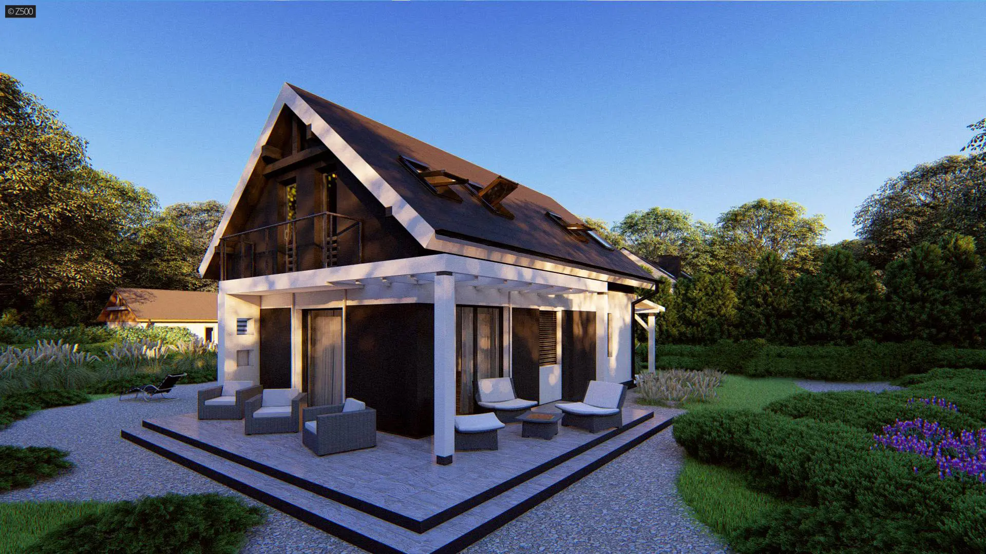 Piękny dom na małą działkę Z216 D+ - 2